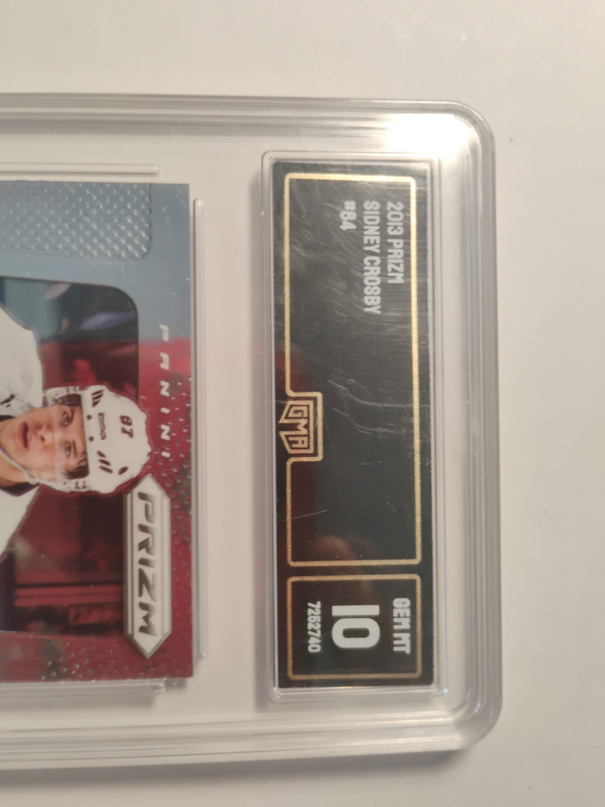 2013 Panini Prizm Sidney Crosby GMA 10 Gem Mint Pittsburgh Penguins #84 NHL🔥🔥 view 3