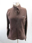 The North Face Size L Womens Brown Fleece Pockets Full Zip Outdoor Jacket 288