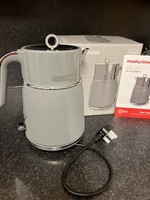 Morphy Richards Signature Jug Kettle,1.5L,Steel Body, Removable Filter, 3KW,Grey