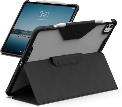UAG iPad Pro 13'' 2024 7. Gen M4 Hülle Plyo LT Ständer Cover Stifthalter - Schwarz