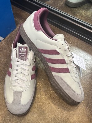 Adidas Samba OG 'Putty Grey Maroon' - ID1482 Men s  Size 10