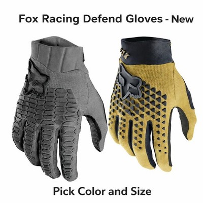Fox Racing Defend Gloves - Motorcycle Motocross Mountain Cycle Bike - Pick Size 