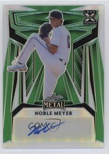 2023 Leaf Metal Auto Green Prismatic 1/5 Noble Meyer #BA-NM1 Auto 1nf5
