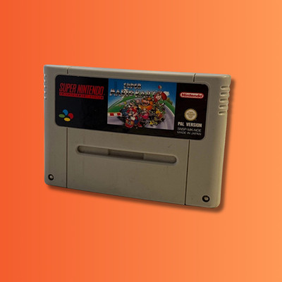 Super Nintendo SNES - Super Mario Kart Modul RETRO