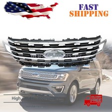 Front Bumper Grille Upper Grill Chrome Ll1z8200bb Fits Ford Expedition 2018-2021 Front Bumper Grille Upper Grill Chrome Ll1z8200bb Fits Ford Expedition 2018-2021