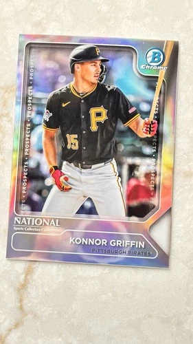 2025 Topps National Convention - Bowman Chrome Prospects Konnor Griffin #TP19 RC