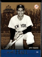 2003 Donruss Champions #CH-3 Phil Rizzuto Call to the Hall #/2500 Yankees