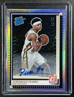 JEREMIAH FEARS 2025-26 PANINI DONRUSS #3 ROOKIE AUTO HOLO RC 33/75 PELICANS