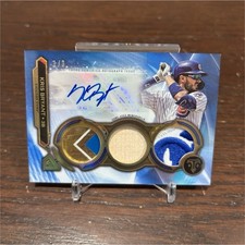 Topps 2019 Triple Threads Kris Bryant Auto Relic /3 PTGAR-KB Cubs