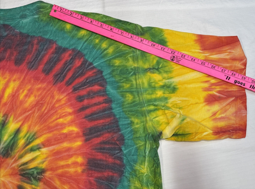 St. Thomas Tie Dye T-Shirt Embroidered "We Be Jammin" size XL heavyweight cotton - Picture 12 of 12
