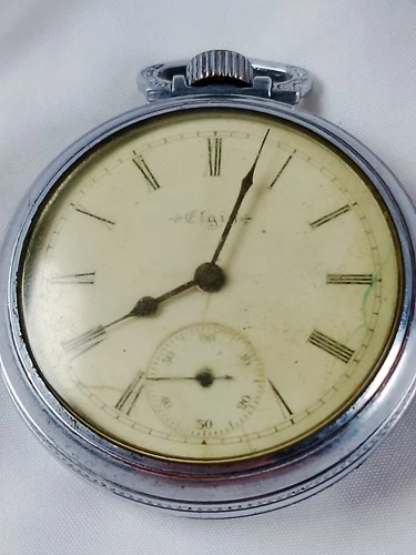 Elgin Antique Pocket Watch 18s 7j