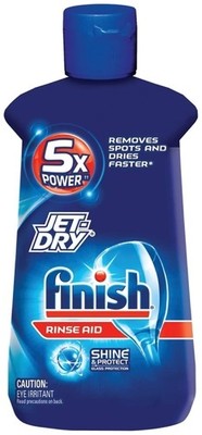 2 Pack Finish Jet-Dry Rinse Aid - 80 Washes Per Bottle - 8.45 FL OZ Each
