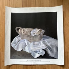 Vintage Salvador Dali "The Basket of Bread (1926)"  16 x16in Poster