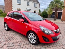 Vauxhall Corsa 1.2 petrol 45mpg cheap running full history bluetooth phone music