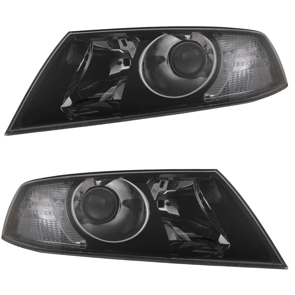 Halogen Projektor Scheinwerfer Set Schwarz für Skoda Octavia 2 1Z 2004–2008 - Bild 2 von 4
