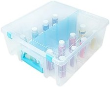 Super Satchel Double Deep Compartment Art Storage Box 8 Compartments