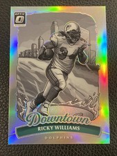 2025 Panini Donruss Optic - Downtown Legends Ricky Williams #8 Miami Dolphins