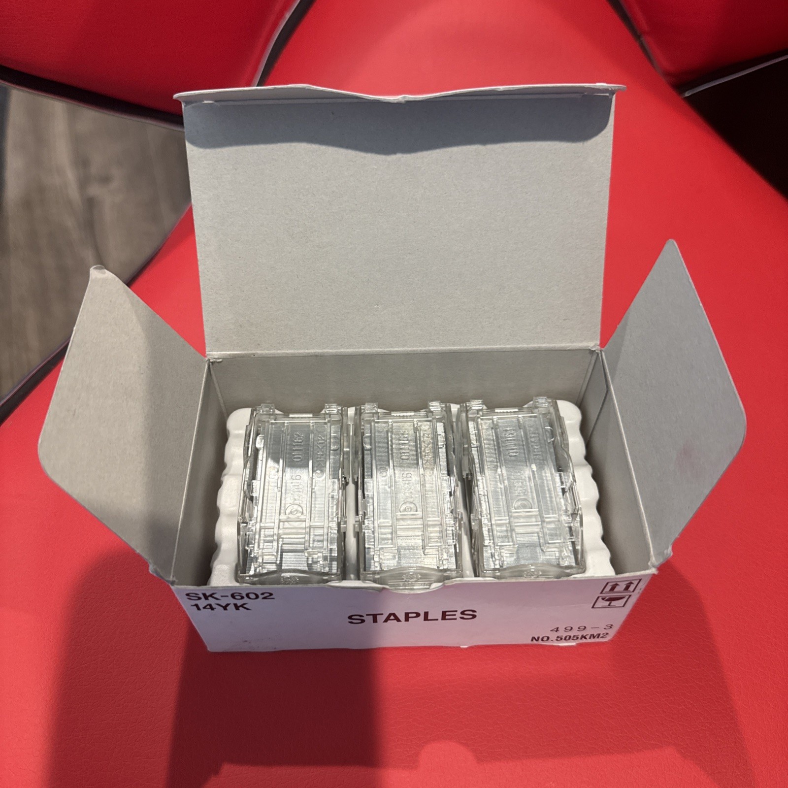 Genuine OEM Konica Minolta 14YK / SK-602 / SK602 Staples (1 Box of 3)