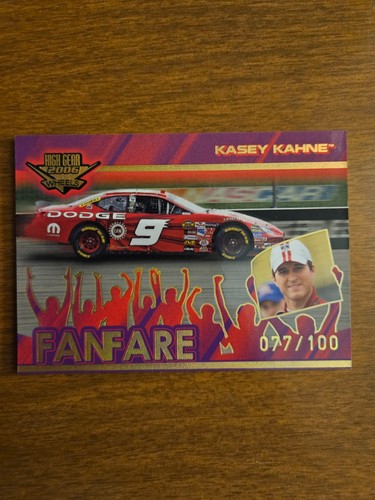 2006 Wheels High Gear Kasey Kahne Numbered 077/100 Card #M81