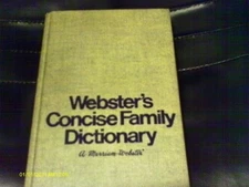 Webster's Concise Family Dictionary Hardcover
