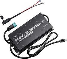 LiFePO4 Battery Charger LiTime 12V 16V 10A Mountable