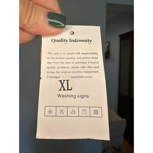 FENTAR Womens XL Teal Blue Midi Dress 3/4 Sleeve Tie Waist Career Casual NWT - Picture 5 of 8