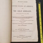 1864 "The Great Rebellion" Wartime Political History of USA by Edward Mcpherson