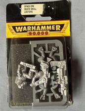 Vintage Citadel Warhammer 40k- Ork Death Skulls Looter metal in blister OOP