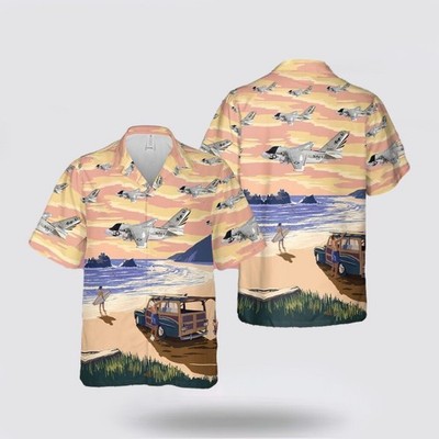 US Navy Lockheed S 3 Viking Of VS 37 Hawaiian Shirt 8211 Gifts For Navy Soldiers