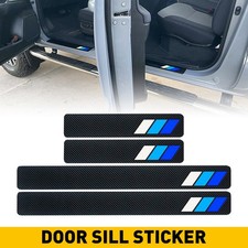 For Toyota Car Door Plate Sill Scuff Anti Cover Scratch Decal Sticker Protector