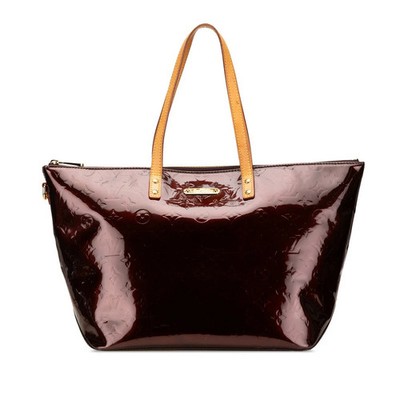 Louis Vuitton Monogram Vernis Bellevue GM Tote Purple Patent M93589 #R40744