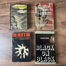 Chester Himes 4 Book Lot First UK Editions 1950-1975 Cotton Comes To Harlem HC