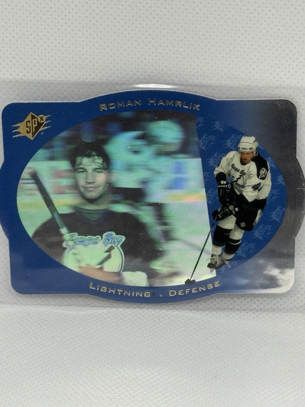 1996-97 SPX - Hologram Die-Cut - #42 ROMAN HAMRLIK TAMPA BAY LIGHTNING