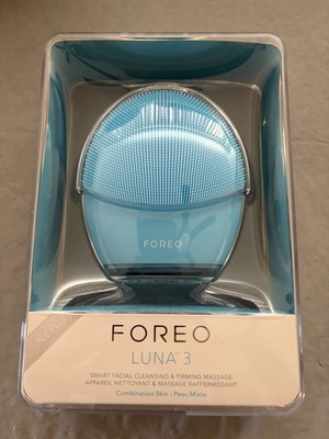 Foreo Luna 3 Smart Facial Cleansing & Firming Massage In Blue New!