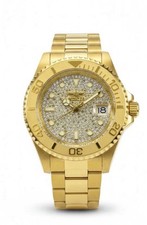 Invicta Men's Watch Pro Diver Quartz Gold Tone Bracelet 50288