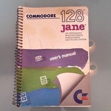 Commodore 128 Jane User Manual Spiral Bound V...
