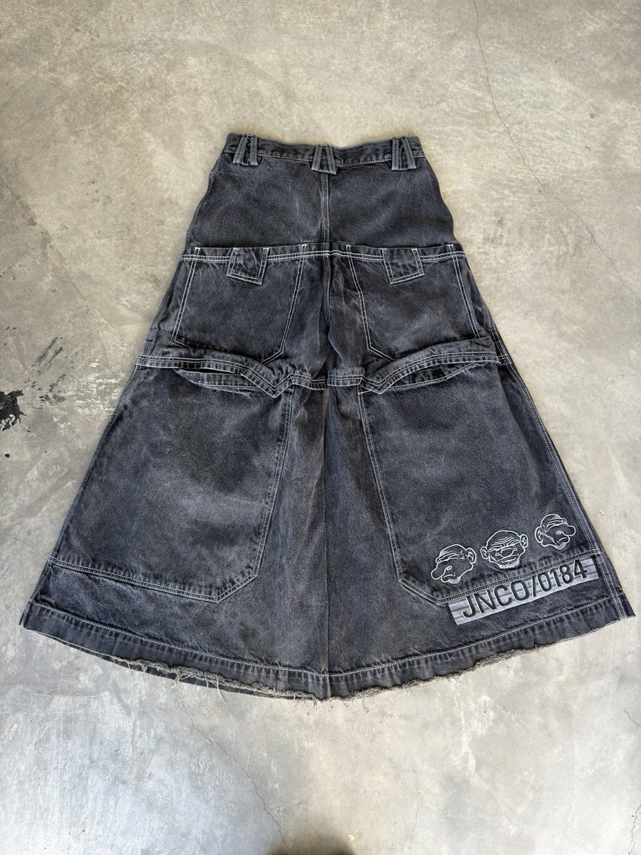 JNCO Vintage Wide-Leg Jeans Mugshot 30x30 90s Rave Skate Baggy | eBay