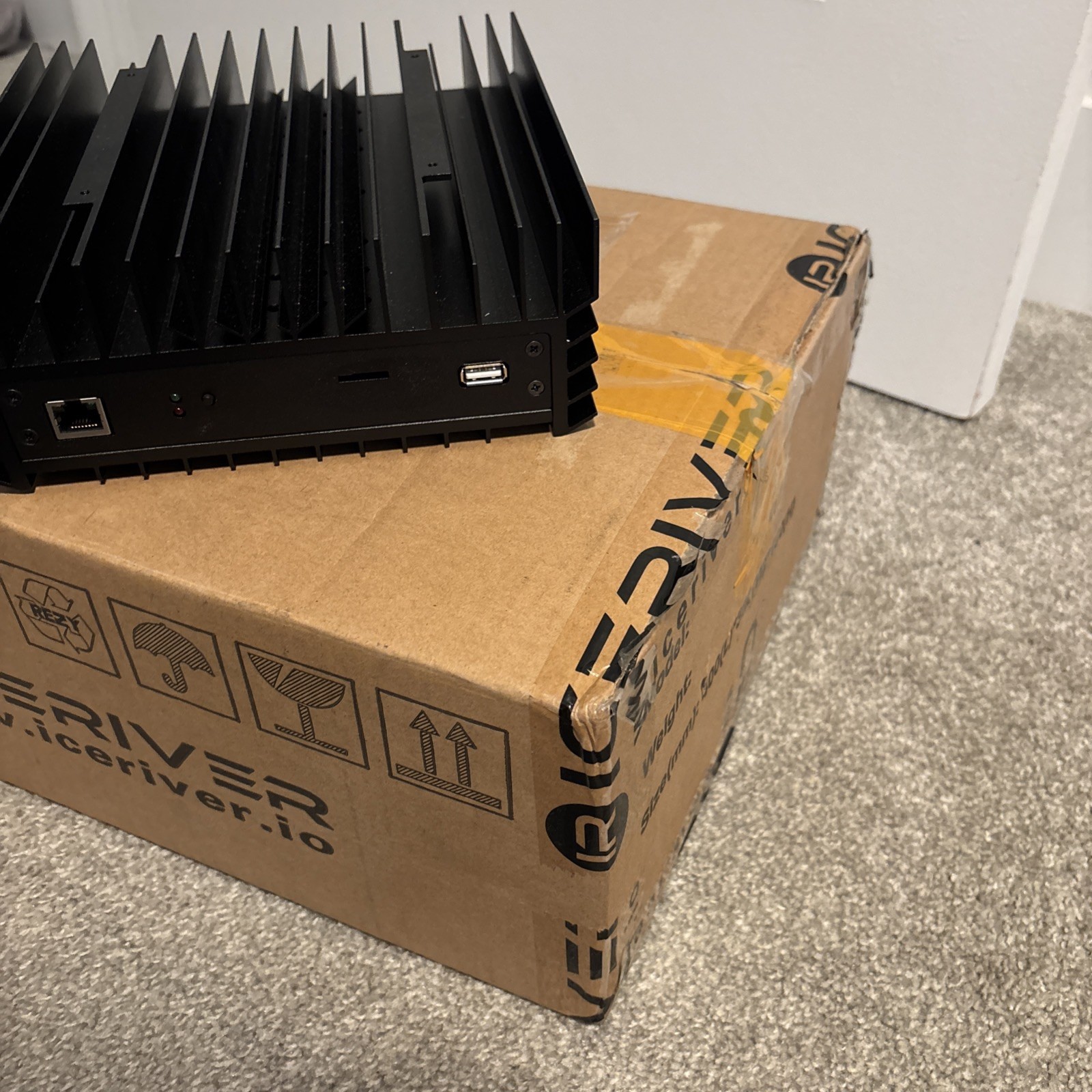 IceRiver AL0 Asic Miner 400 GH/s Alephium Alph - Lightly Used - FREE Shipping!