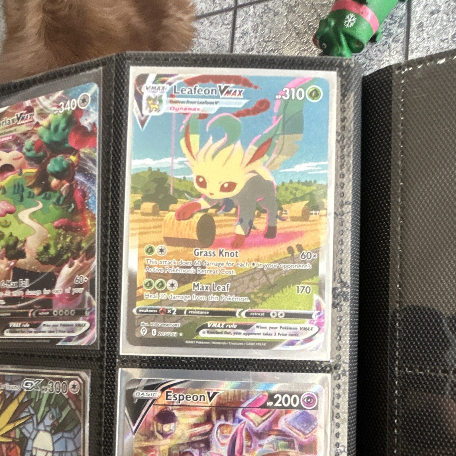 Pokemon TCG Evolving Skies Leafeon VMAX 205/203