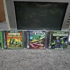 Army Men PS1 Lot Green Rogue Air Attack World War Land Sea Air Complete Tested