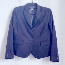 Pendleton 100 virgin wool two button career blazer sz 8