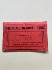 Hillsdale National Bank N.J. Westwood  Insurance Vintage Card Holder AUTO 1926?