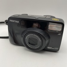 Pentax IQZoom 120 35mm AF Point Shoot Film Camera Black With Case PARTS