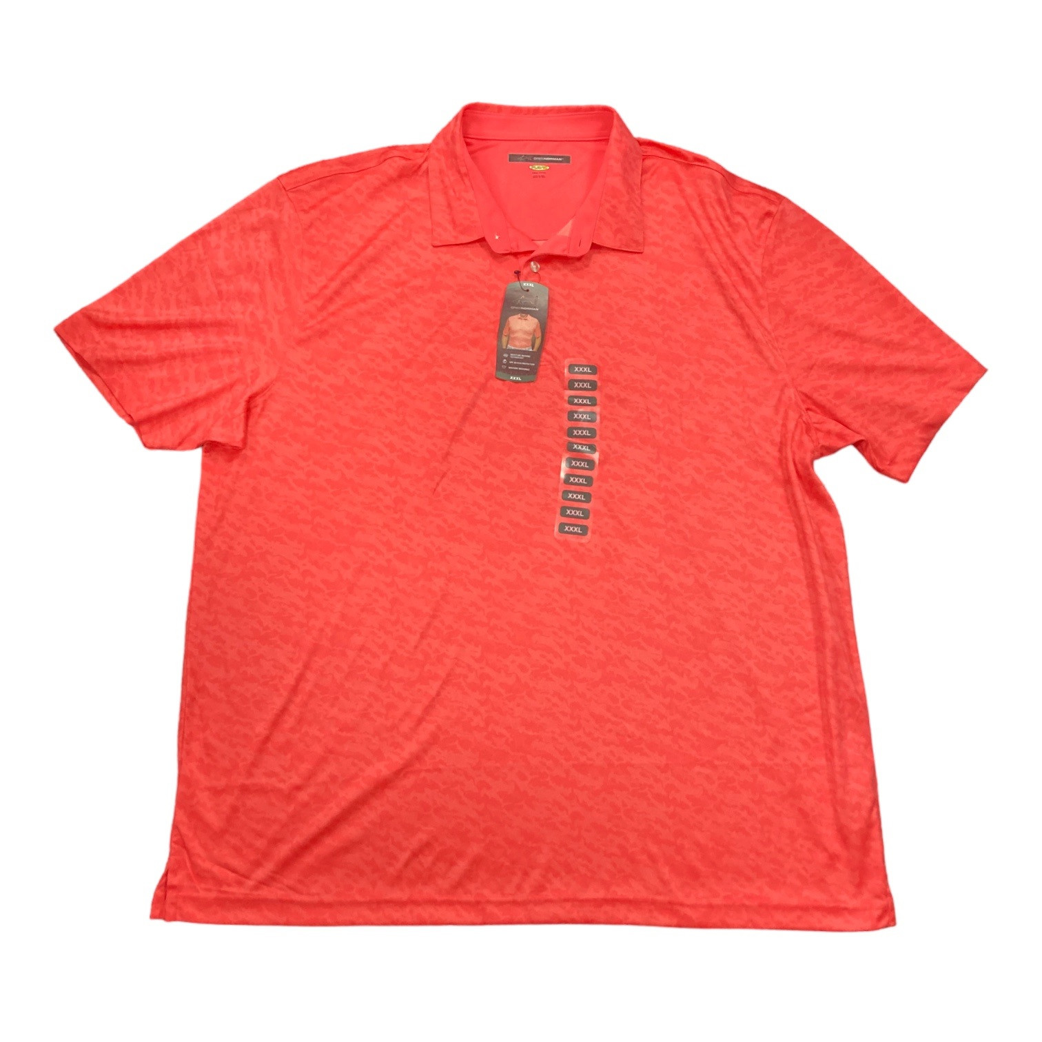 Мужская легкая влагоотталкивающая рубашка поло с коротким рукавом Greg Norman Mens UPF 30+