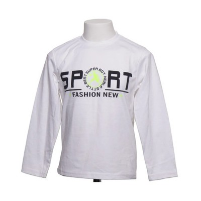 Bimbo Style, Langarmshirt, Größe: 110, Weiß/Mehrfarbig, Baumwolle/Polyester #vTB