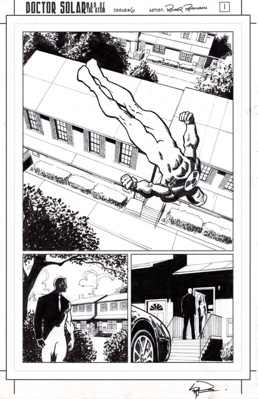 DOCTOR SOLAR #6 Pg 1 Original Art 1 1 x 17 by ROGER ROBINSON SIGNED Dark Horse🔥