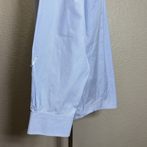 Brooks Brothers Men’s Light Blue Cotton Non Iron Dress Shirt - 第 7/15 張圖片