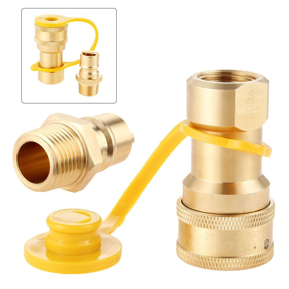 Secure and Reliable Brass Quick Connection Adapter for Low Pressure Use