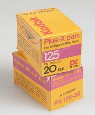 35MM KODAK PLUS-X PAN FILM, SET OF 2, 20  36 EXPOSURE ROLLS