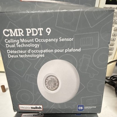 SensorSwitch CMR PDT 9 Ceiling-Mount Occupancy Sensor Dual Tech Gray 120-277V